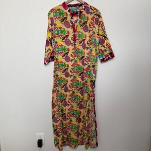 Anthropologie‎ Antica Sartoria Women Maxi Dress Small Henley Popover Arsty